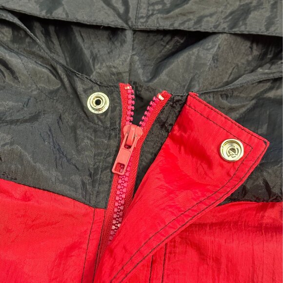 Vintage USA Olympics JC Penny 1/2 Zip Nylon Windbreaker Jacket - Size Medium - Picture 5 of 7